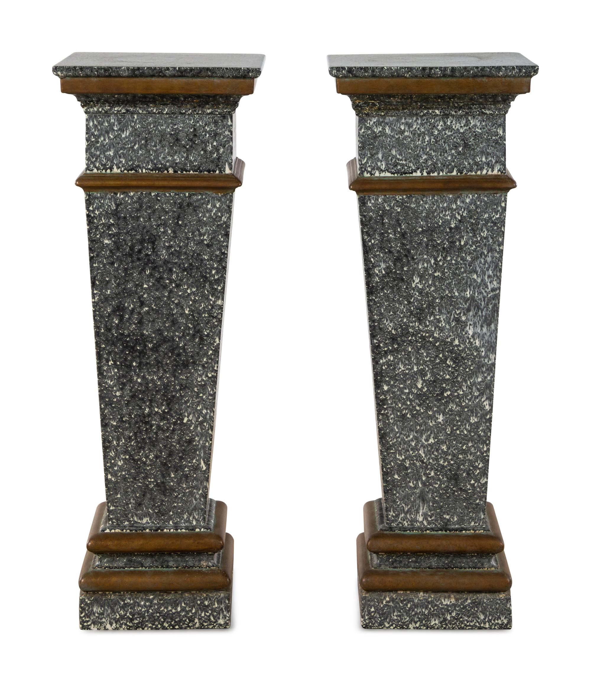 A Pair of Ceramic Pedestals