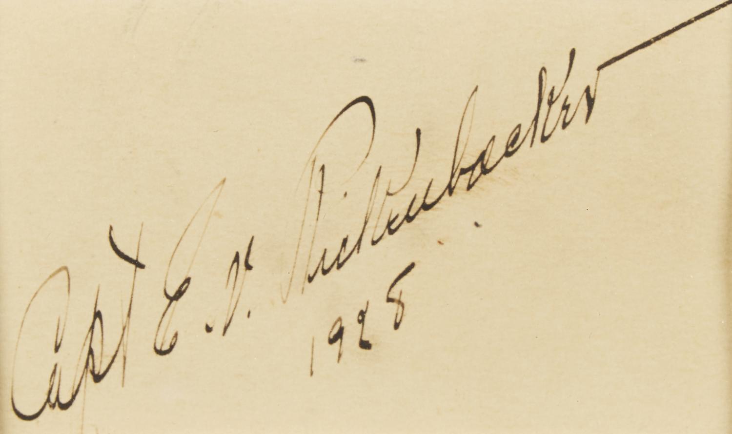 [Aviation] Earhart, Amelia and Eddie Rickenbacker. Pair of Signed Items