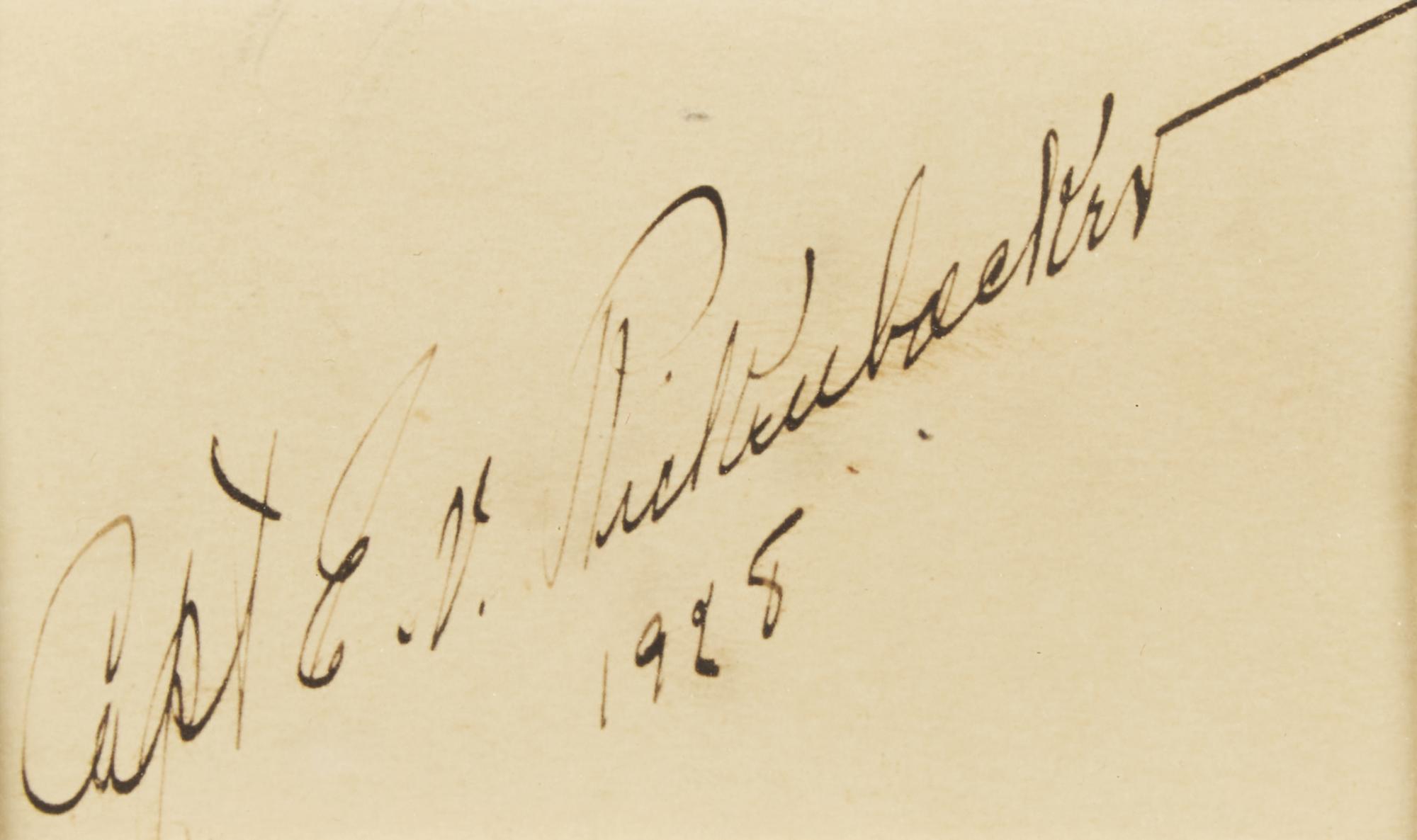 [Aviation] Earhart, Amelia and Eddie Rickenbacker. Pair of Signed Items