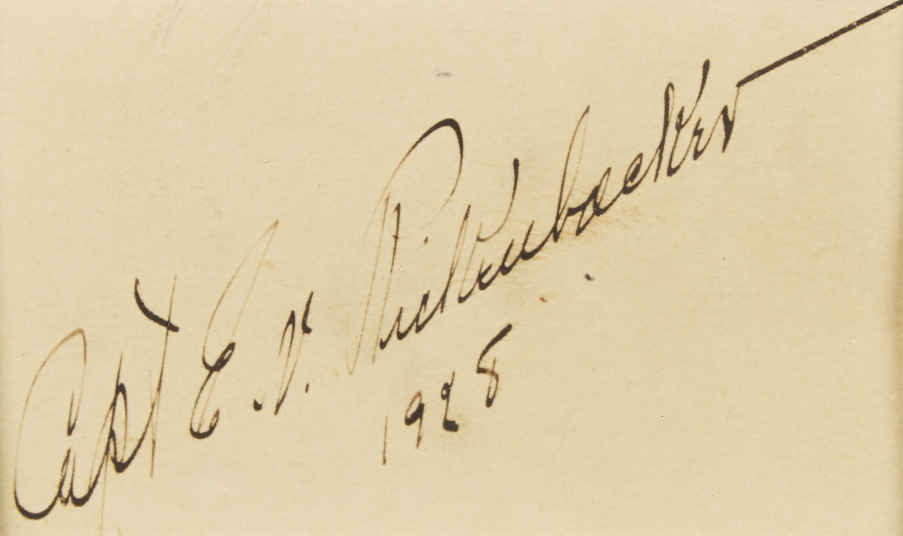 [Aviation] Earhart, Amelia and Eddie Rickenbacker. Pair of Signed Items