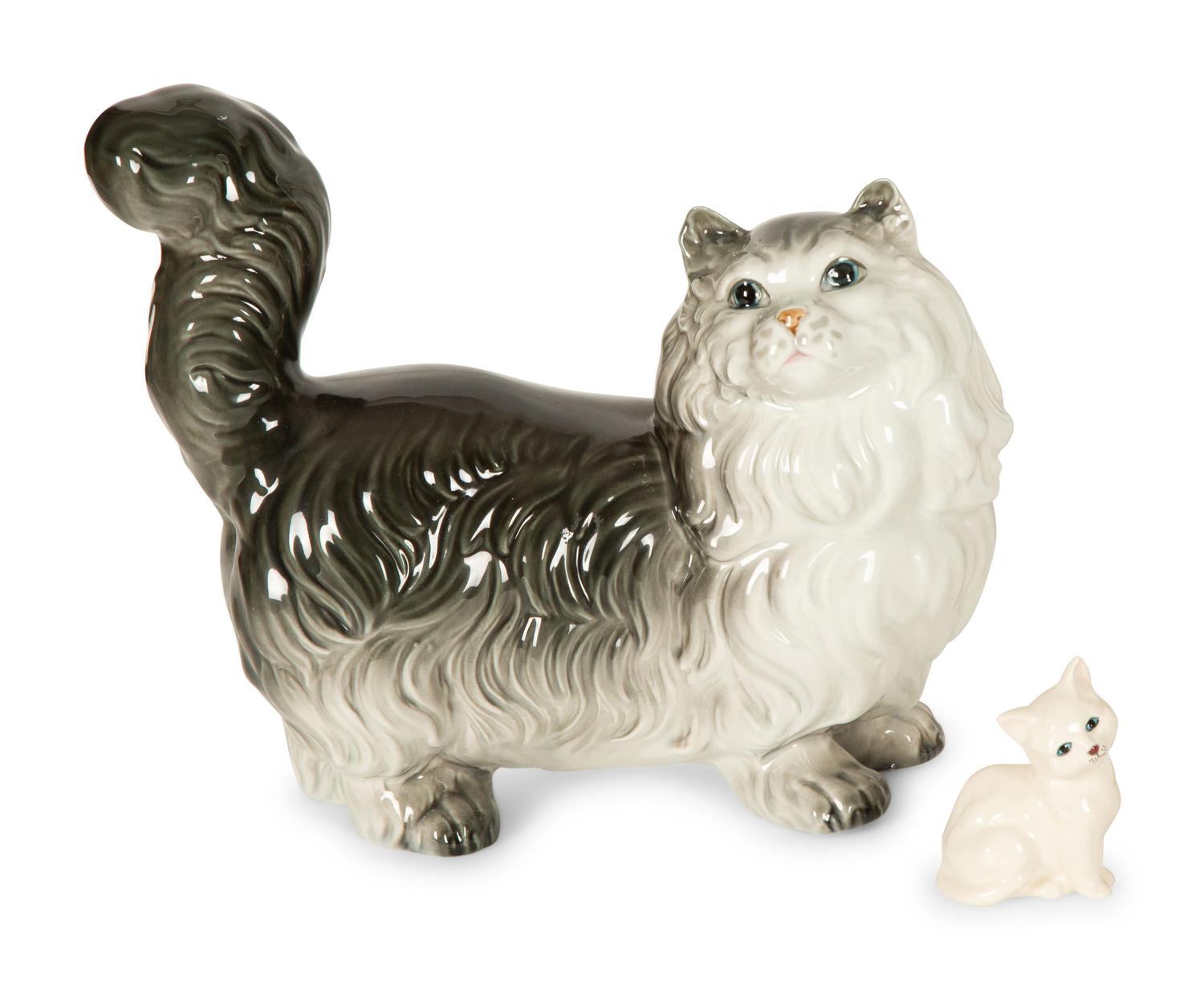 A Collection of Cat Figures