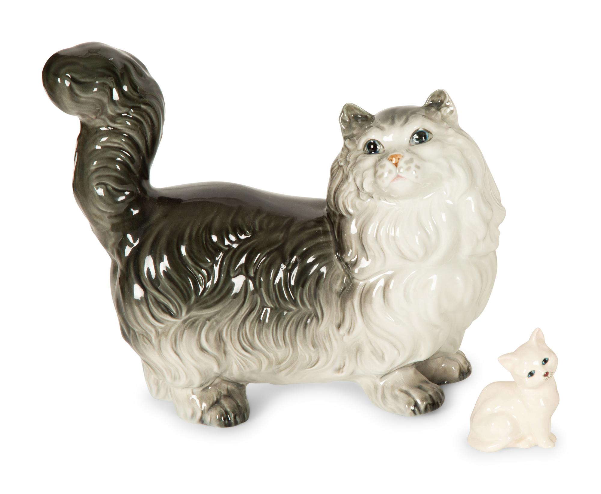 A Collection of Cat Figures
