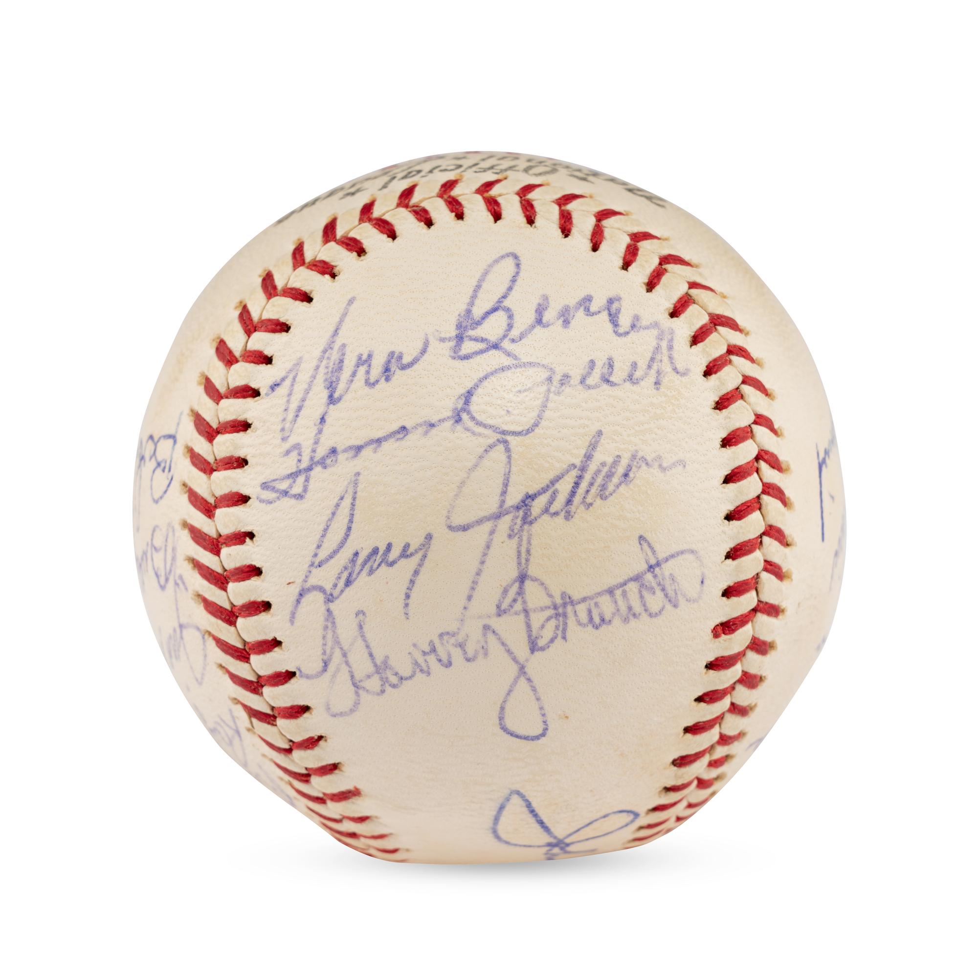 A 1962 St. Louis Cardinals Team Signed Autograph Baseball (Beckett Authentication Services)