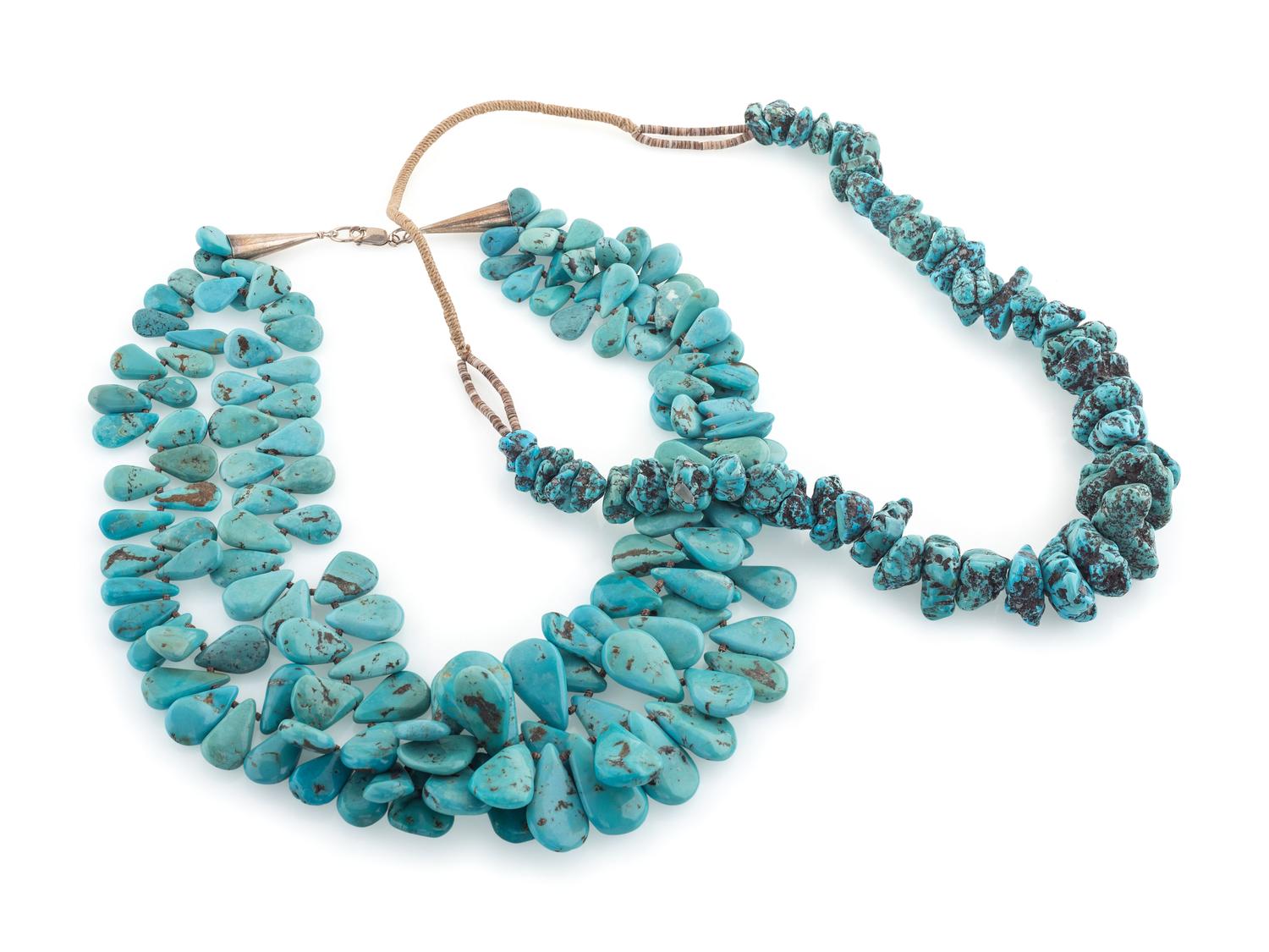 Pueblo Turquoise Necklaces