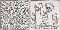 Haring, Keith. Signed Coloring Book