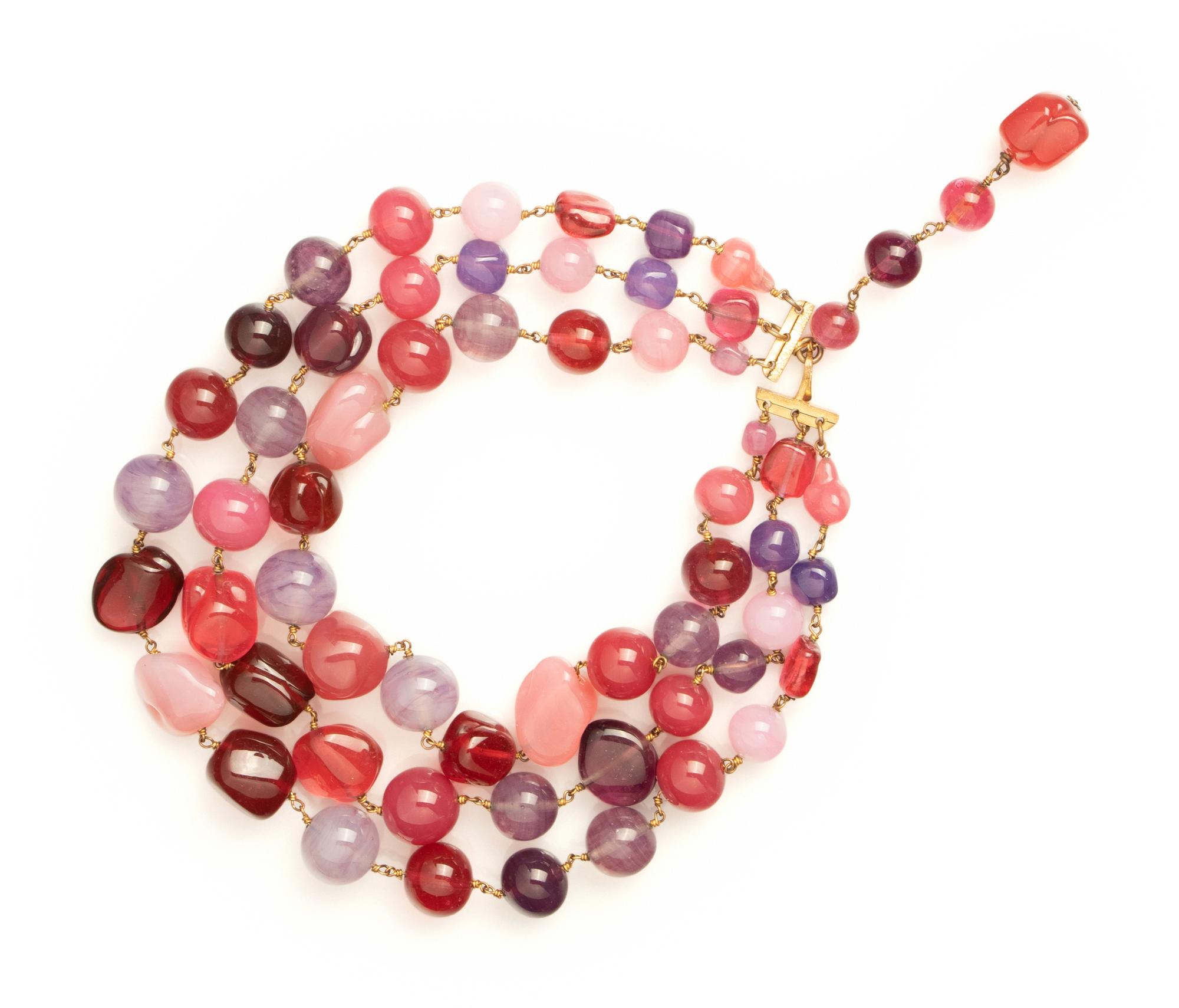 Triple Strand Necklace Attributed to Christian Dior, c. 1960