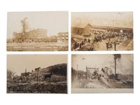 [EPHEMERA]. Over 170 RPPCs & photographs of the Midwest and Eastern United States.