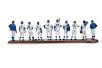A 1969 New York Mets Danbury Mint Figure Display,