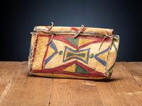 Sioux Painted Parfleche Container