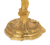 A French Gilt Bronze Lamp Base by Maison Gagneau, Paris After a Design by the Slodtz Brothers