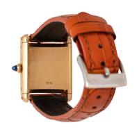 CARTIER, 18K YELLOW GOLD 'TANK' WRISTWATCH