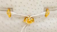 Judith Leiber White Ostrich Bag