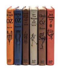 BAUM, Frank L. and Ruth Plumly THOMPSON. -- John R. Neill, illustrator. A group of 6 later editions of the Famous Oz Stories.