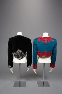 Two Geoffrey Beene Crop Jackets, Fall 1988