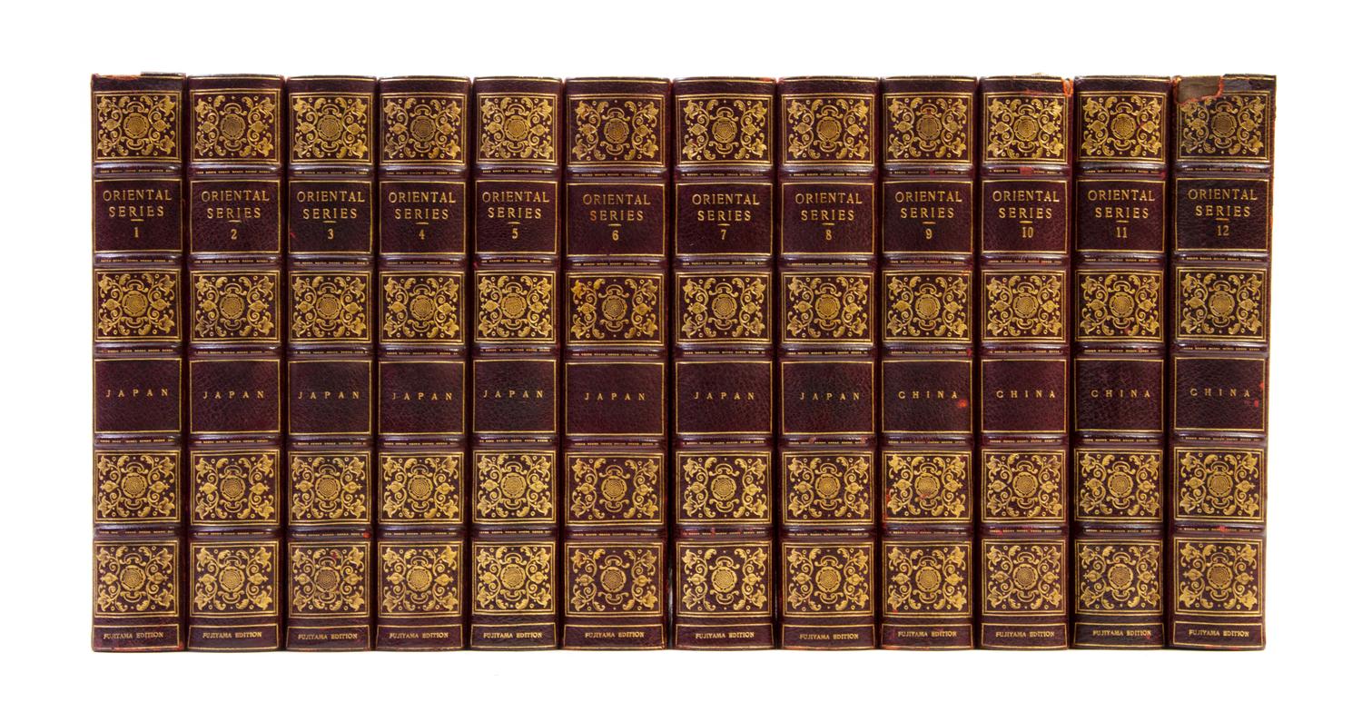 (ASIAN) BRINKLEY, CAPTAIN F. Oriental Series: Japan and China. Boston and Tokyo, 1901-1902. 12 vols. Fujiyama ed., 22 of 100 copies.
