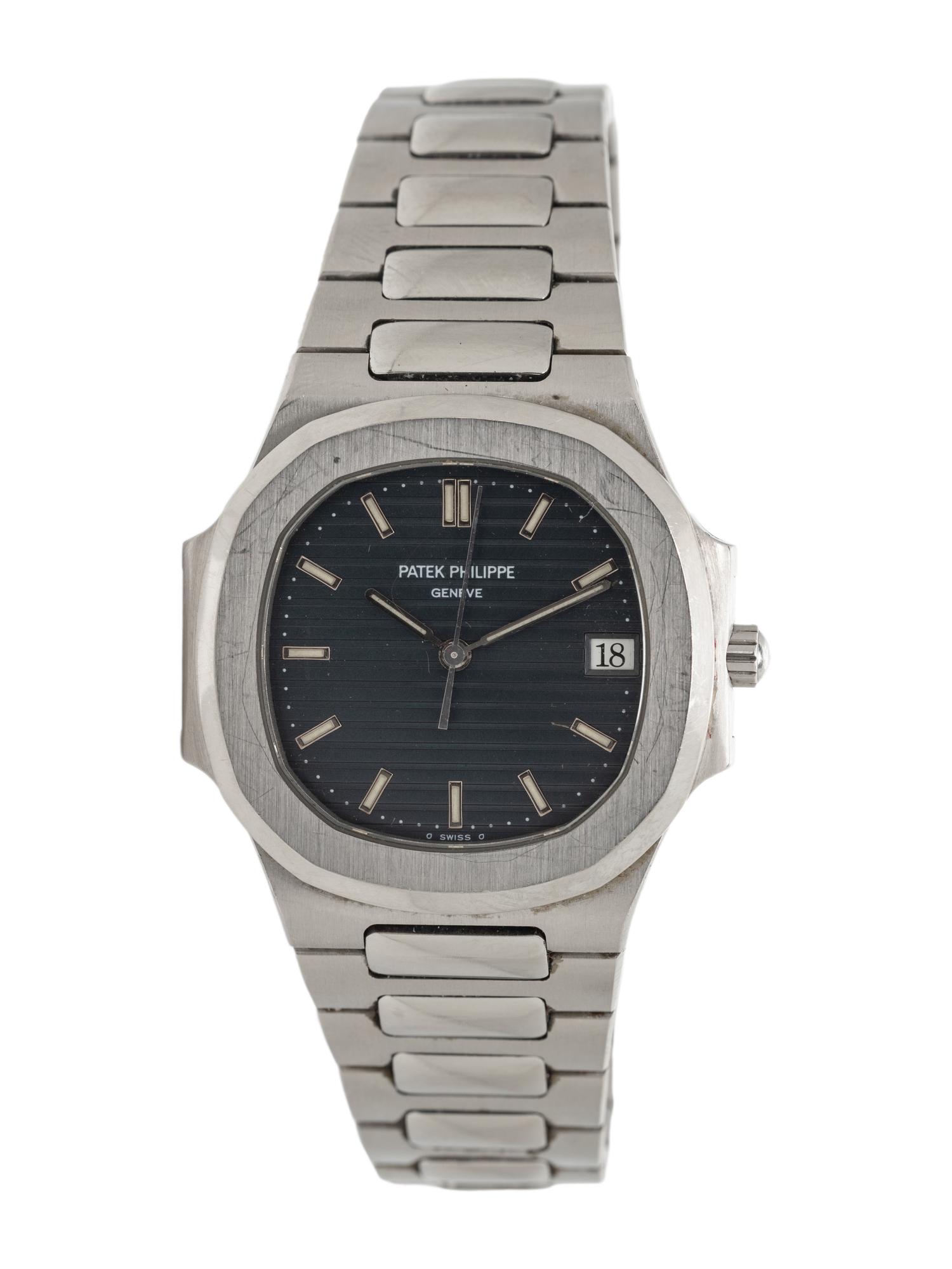 PATEK PHILIPPE. REF. 3900 STAINLESS STEEL 'NAUTILUS' WATCH