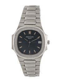 PATEK PHILIPPE. REF. 3900 STAINLESS STEEL 'NAUTILUS' WATCH