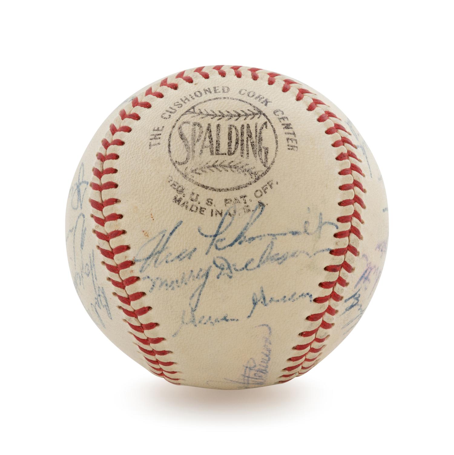A 1957 St. Louis Cardinals Team Signed Baseball