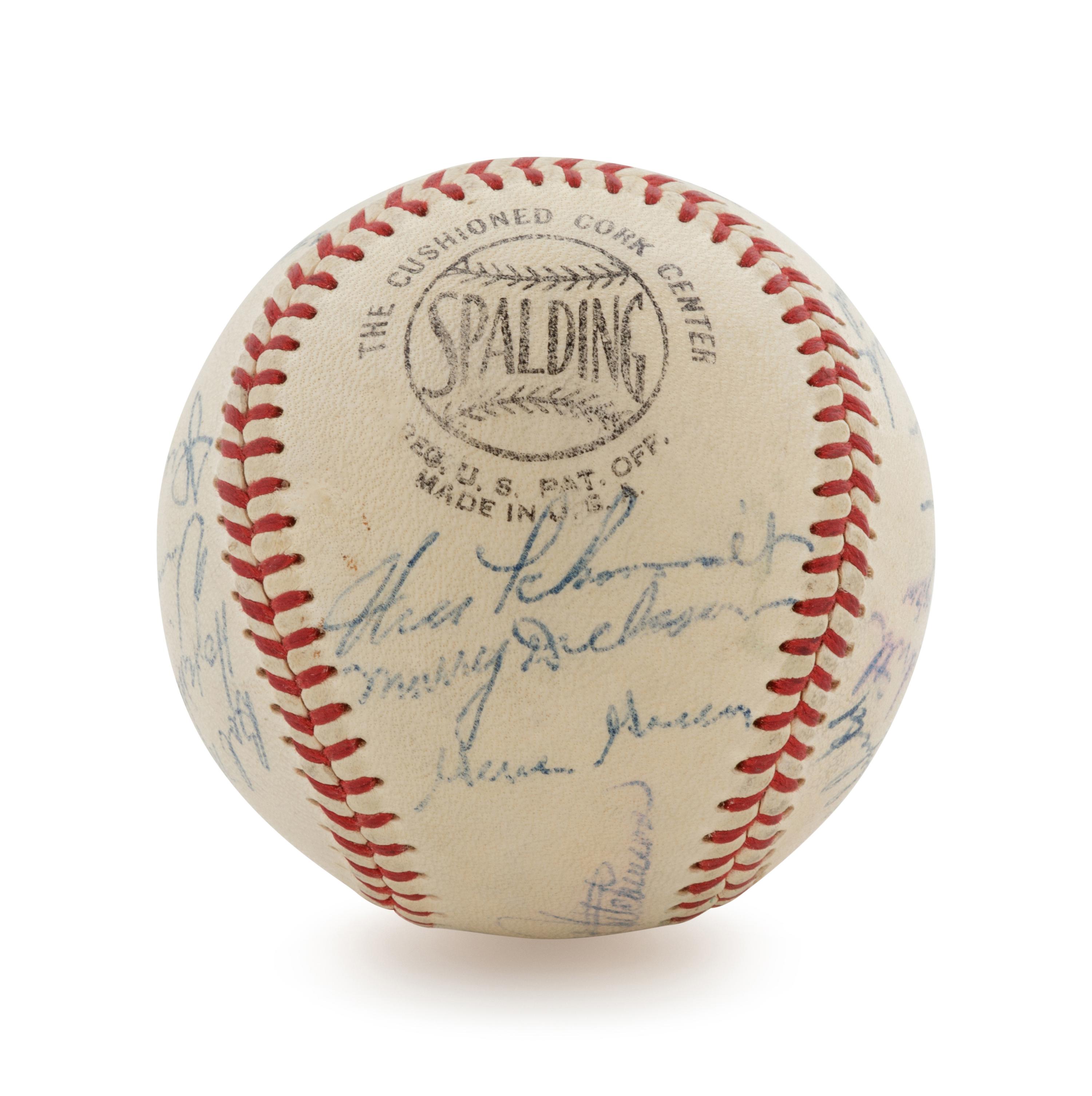 A 1957 St. Louis Cardinals Team Signed Baseball