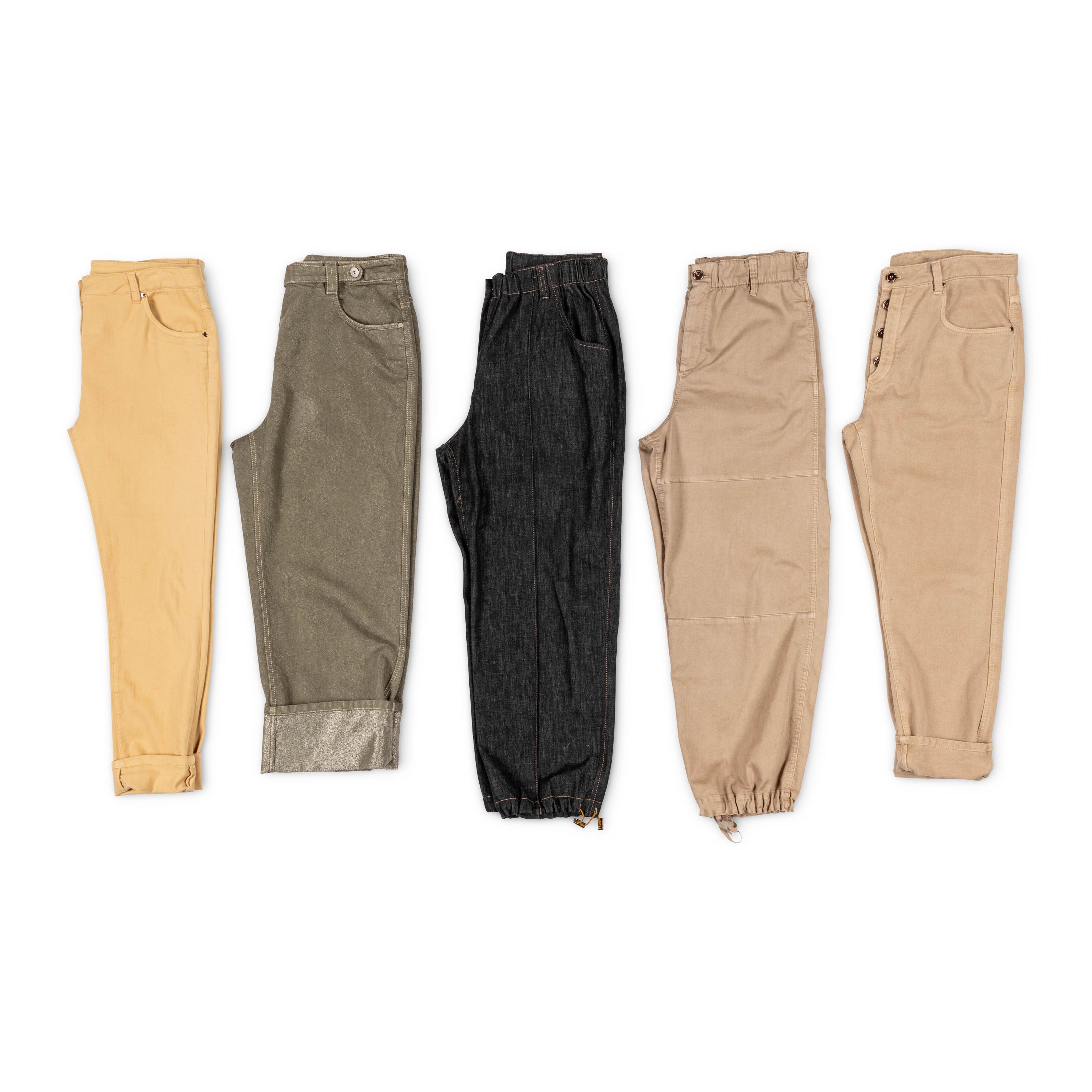 Brunello Cucinelli, Five Pairs of Denim Pants