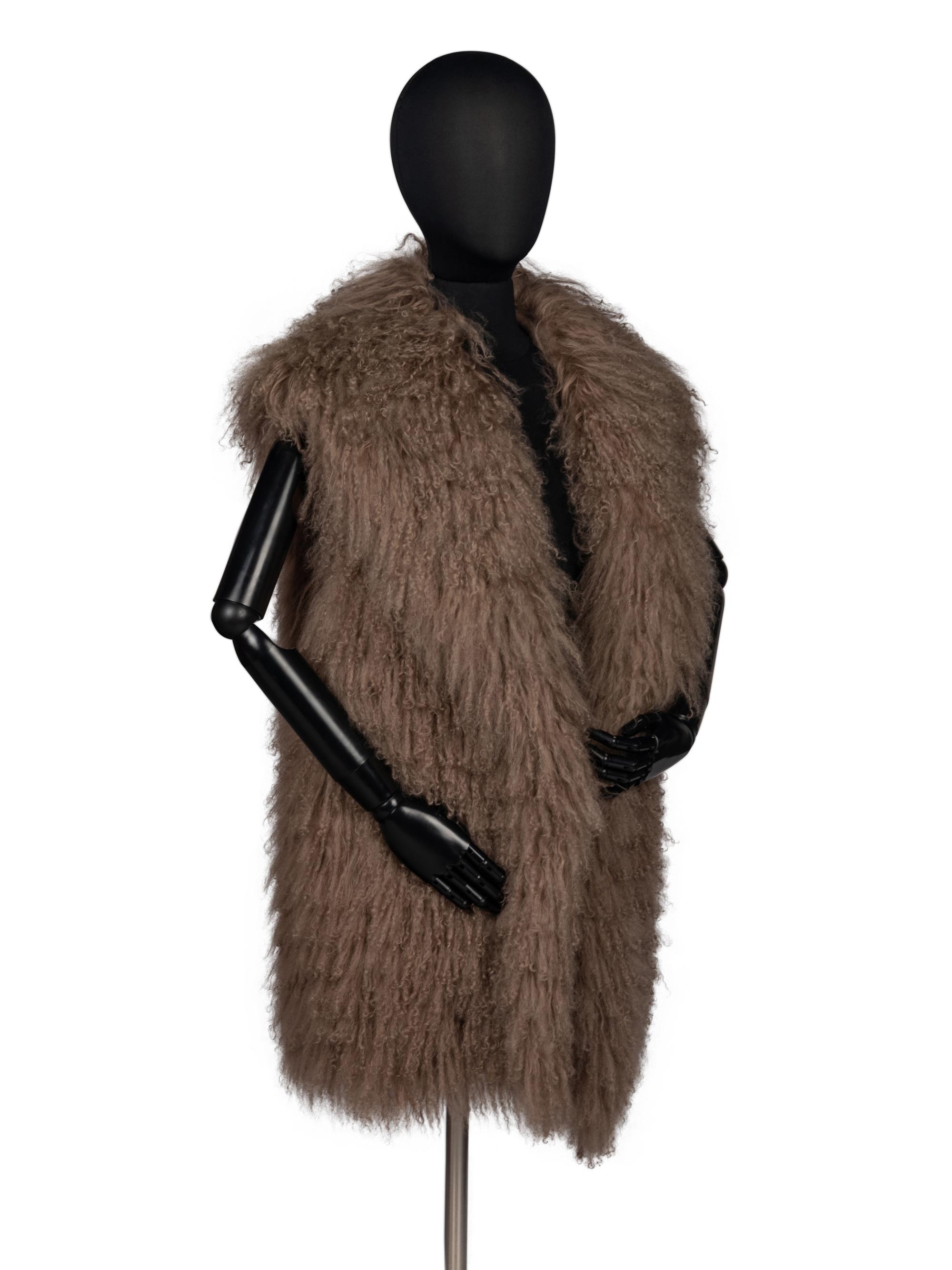 Ralph Lauren Purple Label Lamb Fur Vest