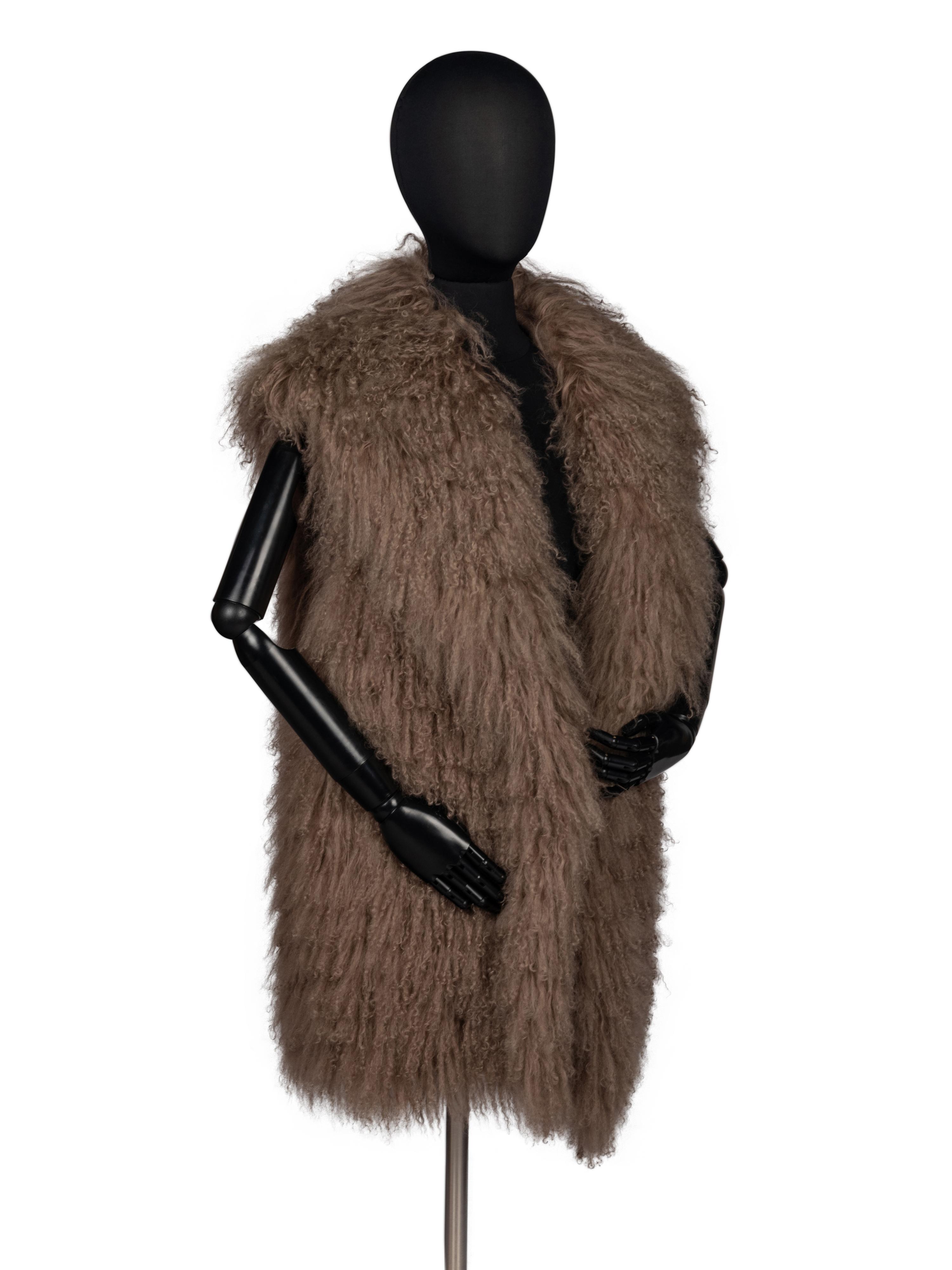 Ralph Lauren Purple Label Lamb Fur Vest