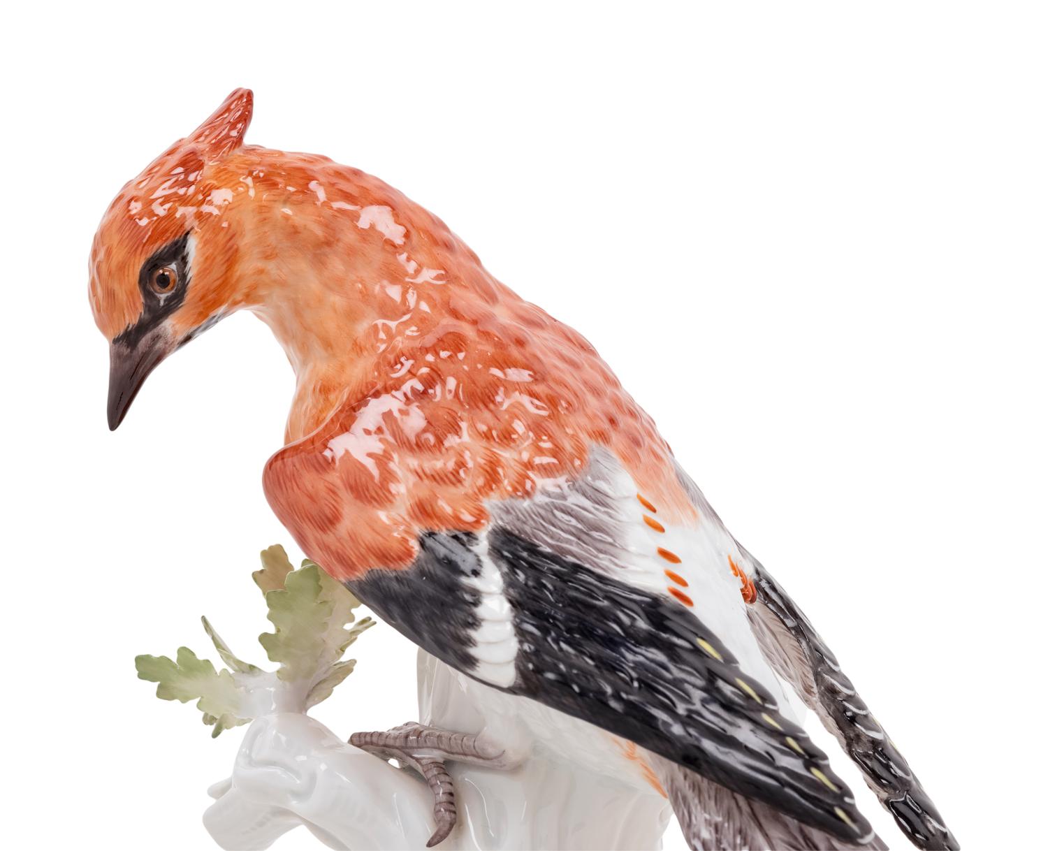 A Meissen Porcelain Bird Figure