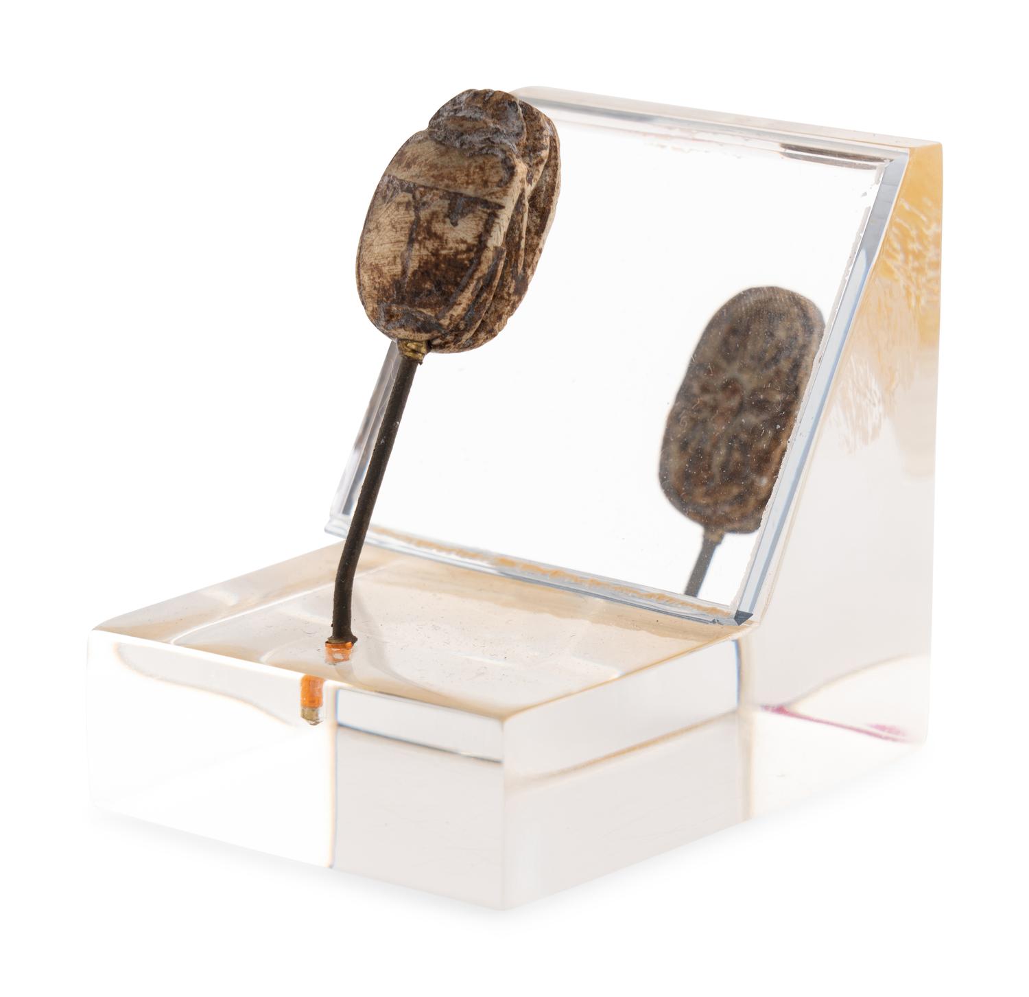 An Egyptian Steatite Scarab
