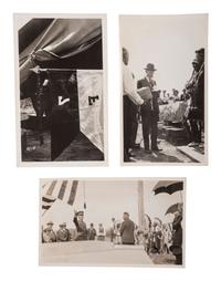 [LATE INDIAN WARS]. A group of 28 photographs from the 50th Anniversary of the Battle of the Little Bighorn, and other Custer Memorials, comprising: