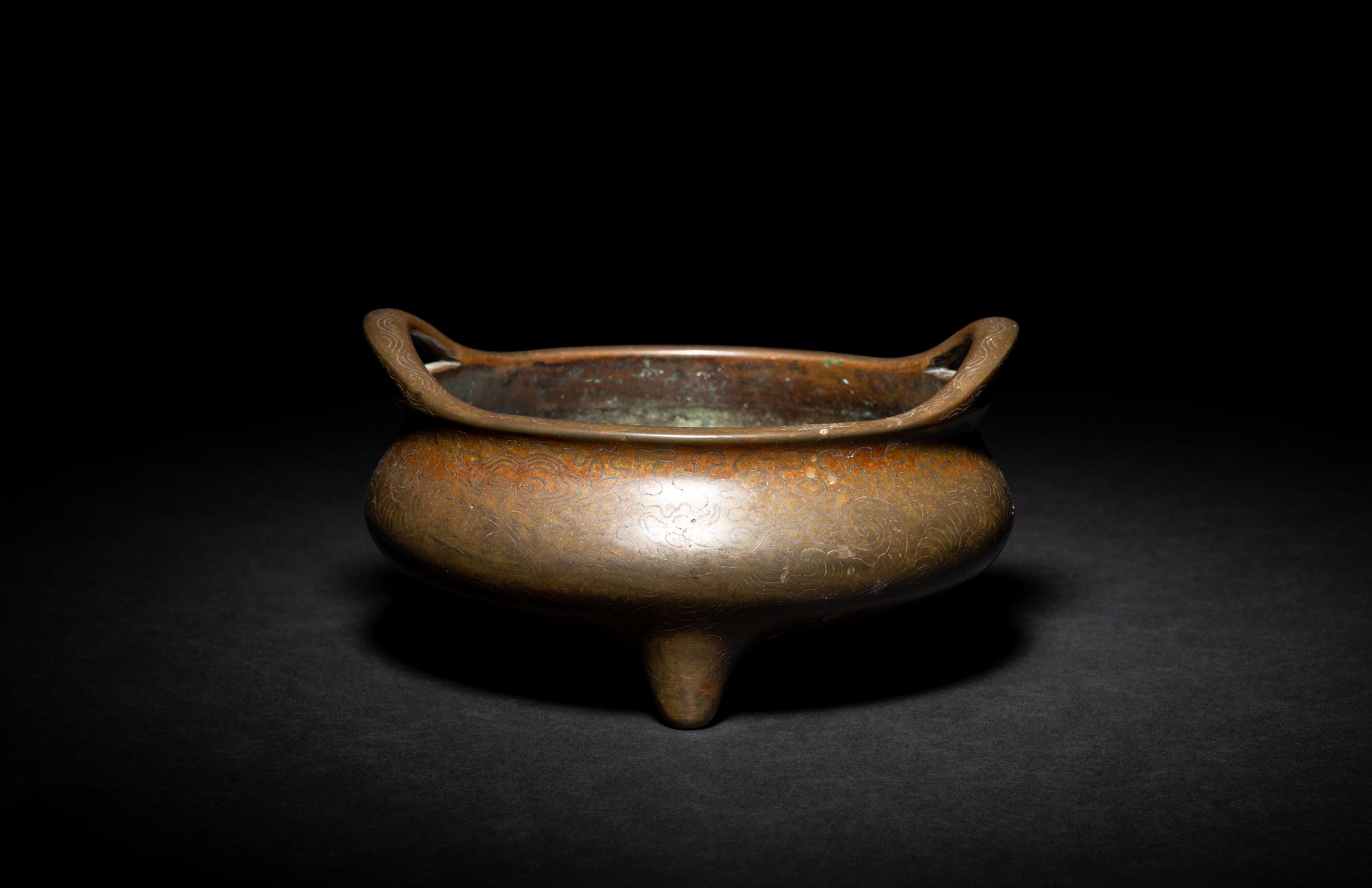 A Chinese Bronze Incense Burner