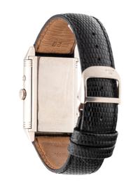 JAEGER-LeCOULTRE, REF. 270.2.54 18K WHITE GOLD 'DUOFACE REVERSO' WRISTWATCH