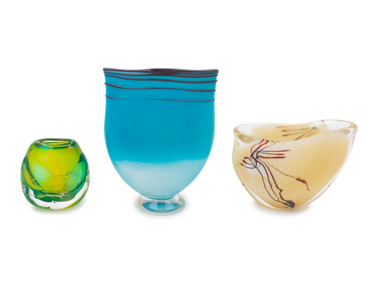 Three Vessels, Comprised James R Wilbat and Two Unknown Artist