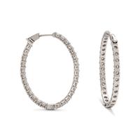 DIAMOND HOOP EARRINGS