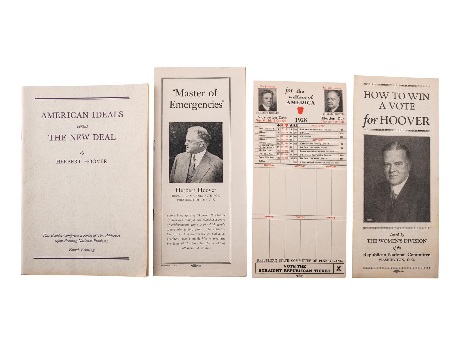 [POLITICS]. A large group of political ephemera from the 1920s-1940s.