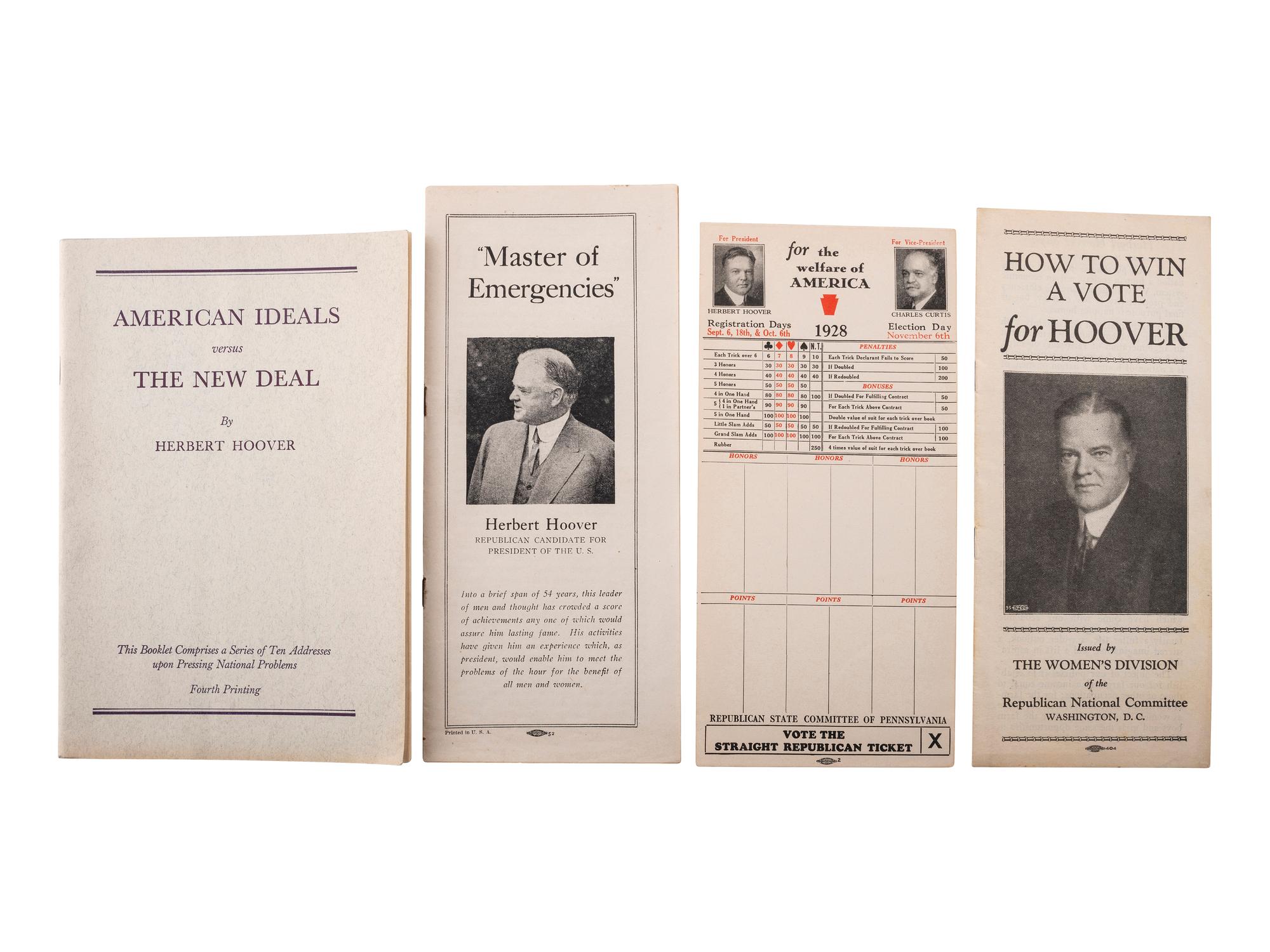 [POLITICS]. A large group of political ephemera from the 1920s-1940s.