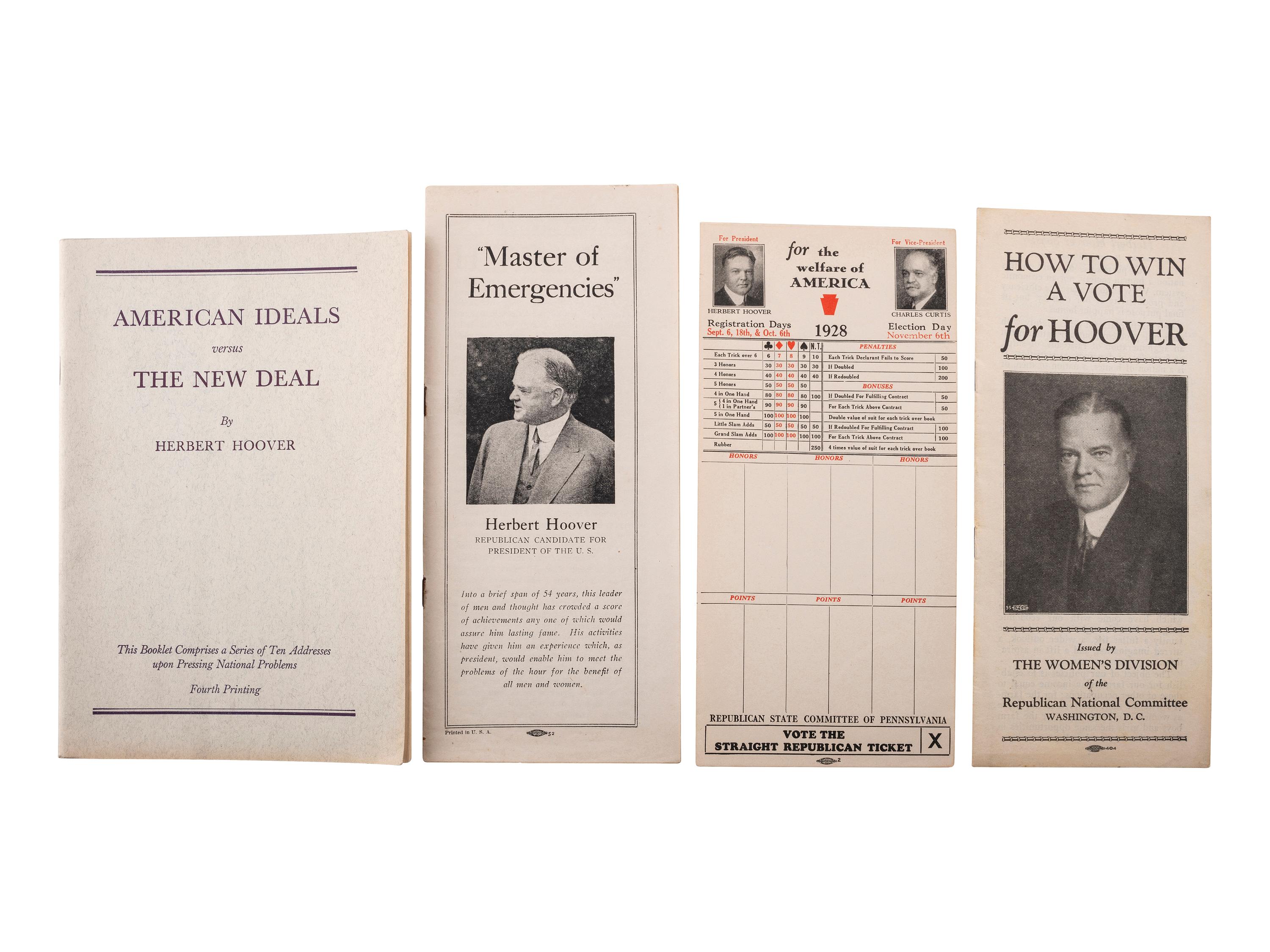 [POLITICS]. A large group of political ephemera from the 1920s-1940s.