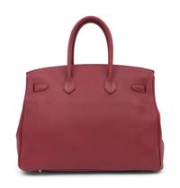 Hermès Ruby Clemence 35cm Birkin, 2000