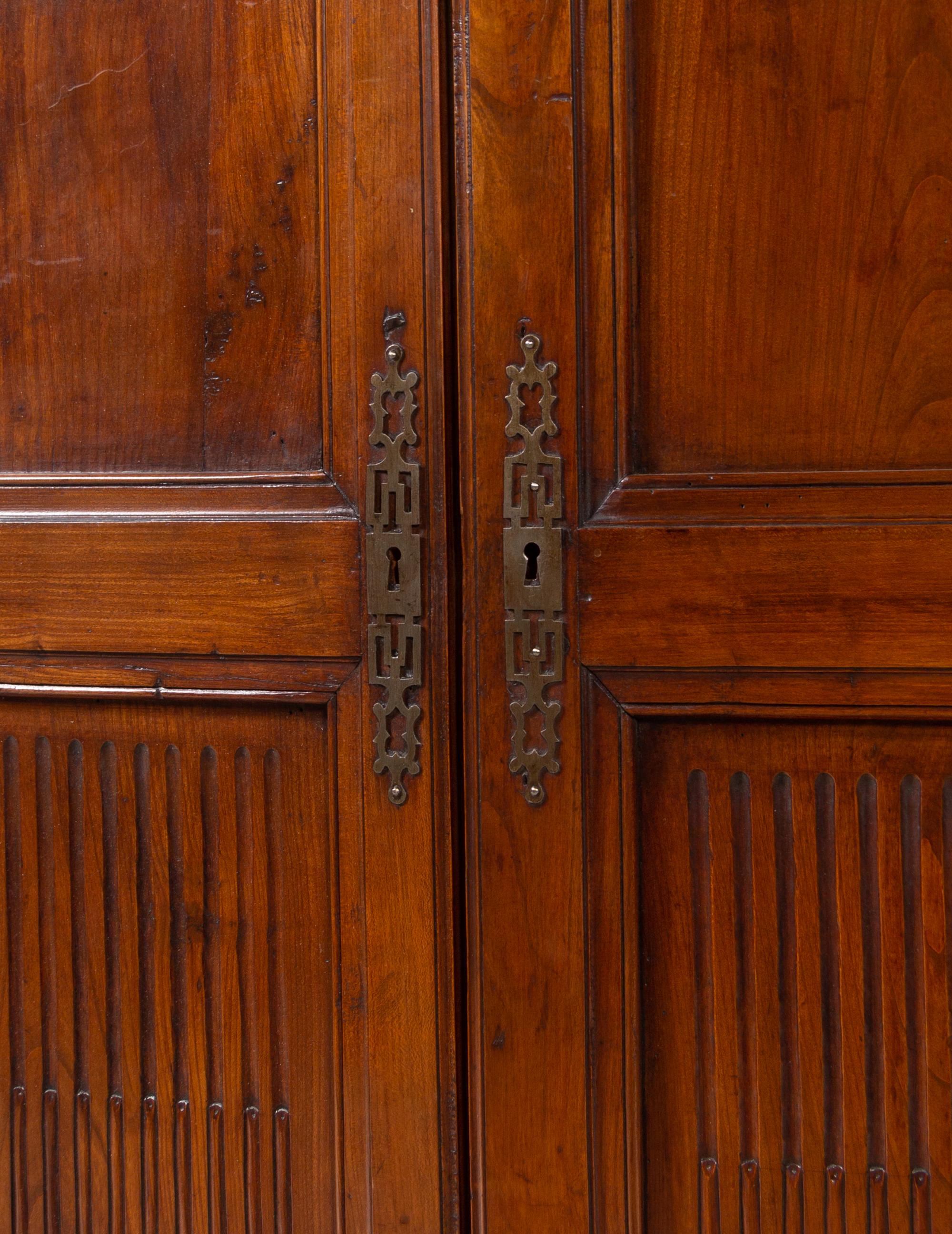 A French Provincial Walnut Bibliothèque