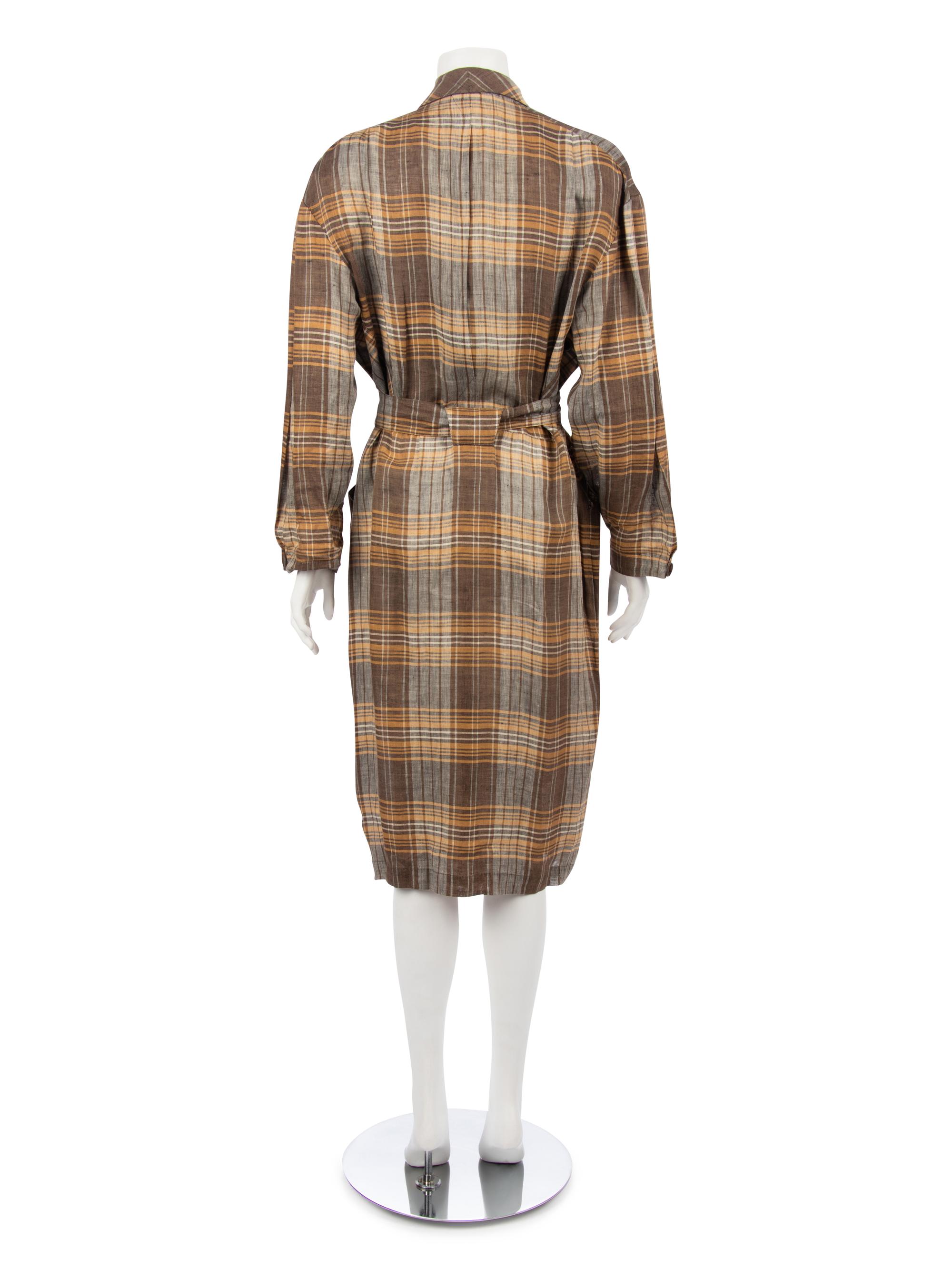 Three Mugler Dresses; One Blue, One Pink, One Plaid,