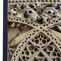 A Louis Sullivan Designed Plaster Fragment from the Garrick Theater 32" W x 2" D x 40" H — United States, Circa 1891
