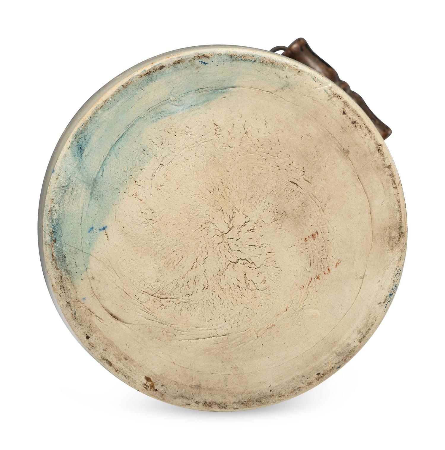 A Cobalt Decorated 'Bird' Stoneware Harvest or Field Jug Attributed to Wingerter Pottery