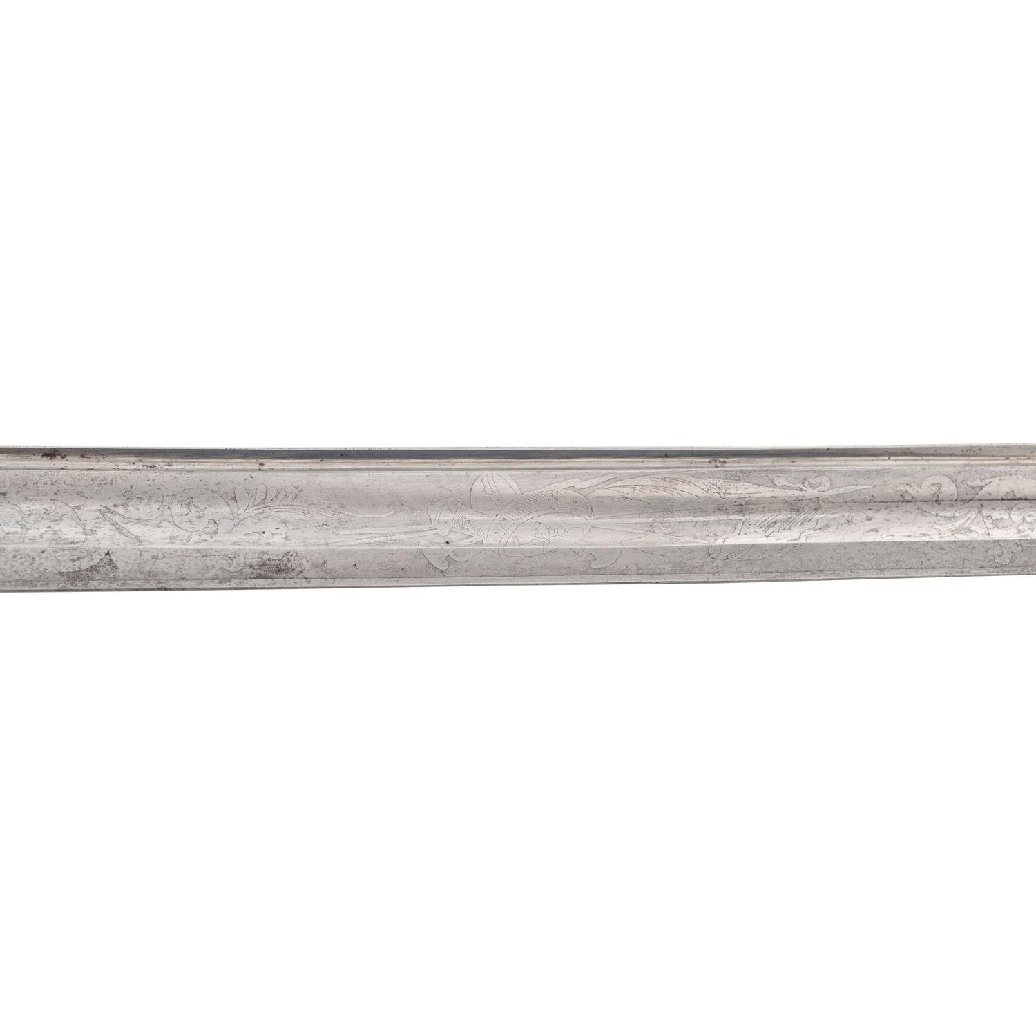 Klingenthal US Model 1850 Staff & Field Officers Sword Presented to Lt. (later Major) W.S. Collier with Framed Pictures