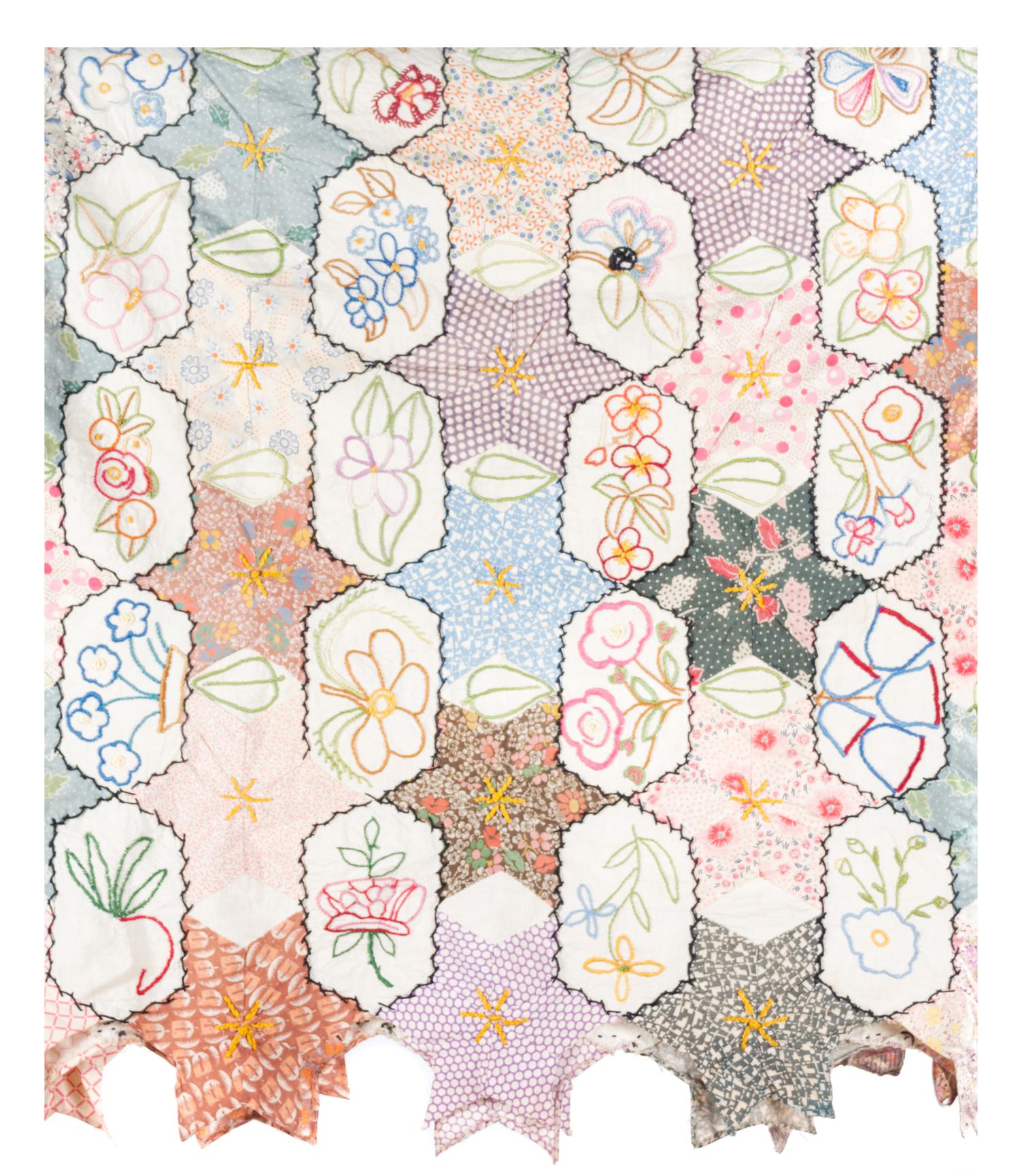 An American Patchwork Quilt Length 78 x width 65 inches. — 20TH CENTURY