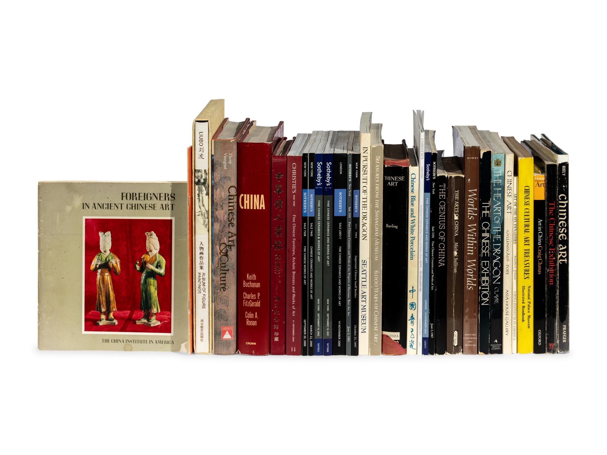 [CHINESE WORKS OF ART] a group of catalogs and reference works about Chinese Works of Art, comprising: