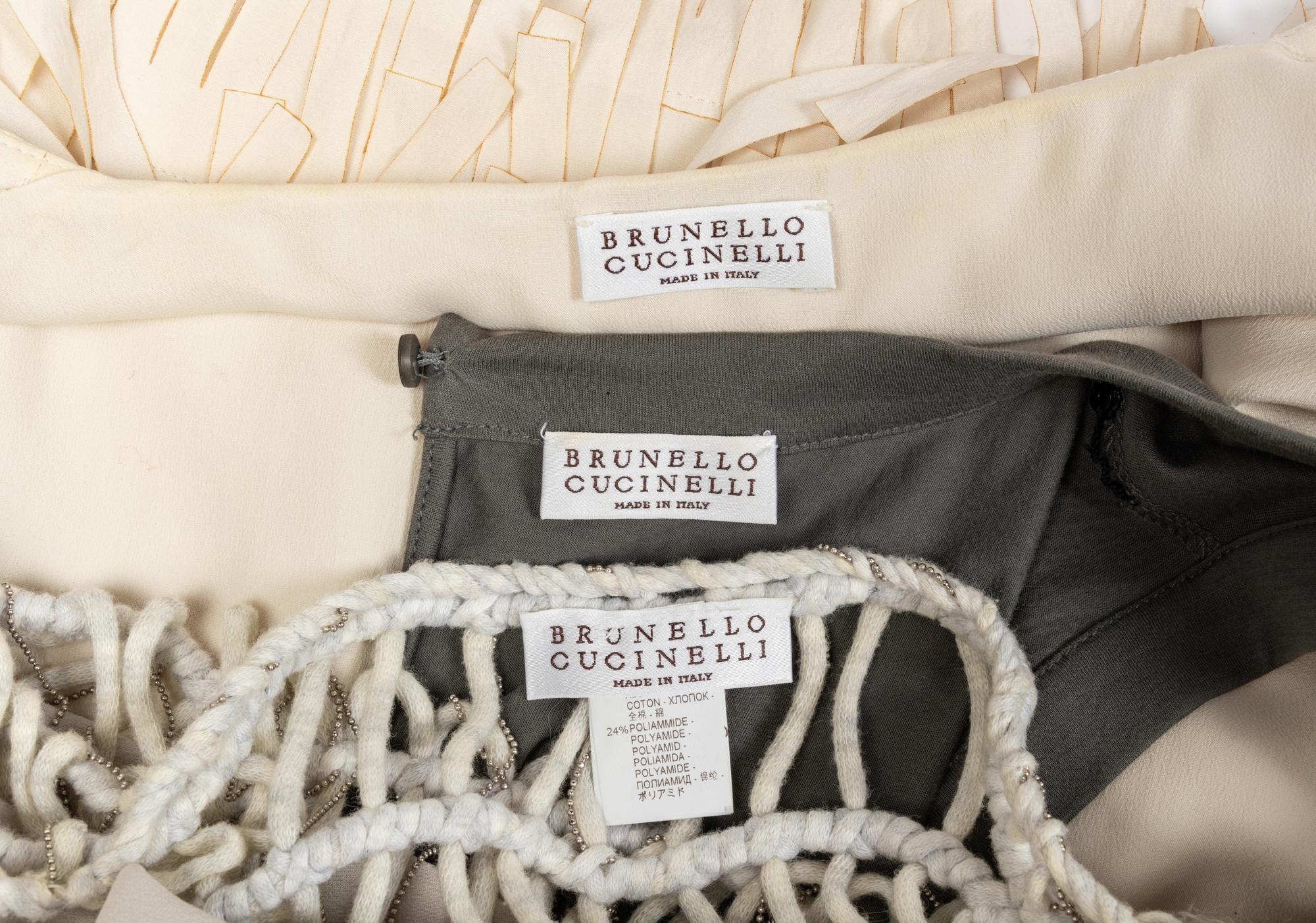 Three Brunello Cucinelli Pieces, 2015-20