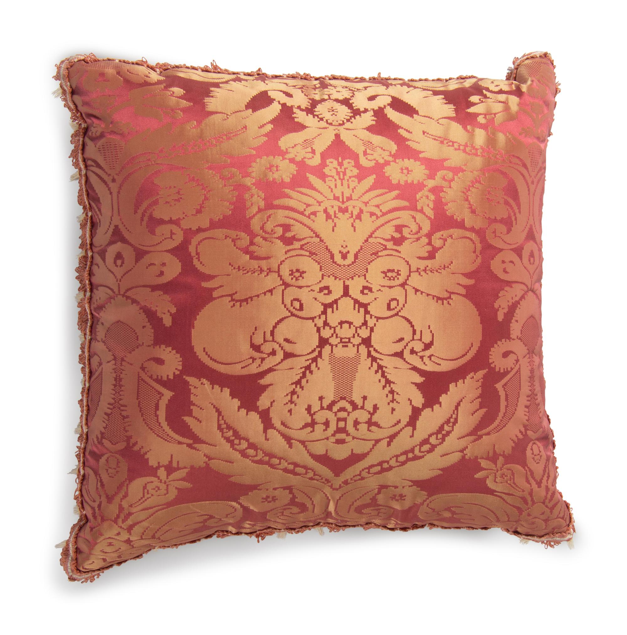 Three Damask Cushions