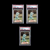 A Collection of PSA Graded 1961 Topps Babe Ruth Baseball Cards No. 401