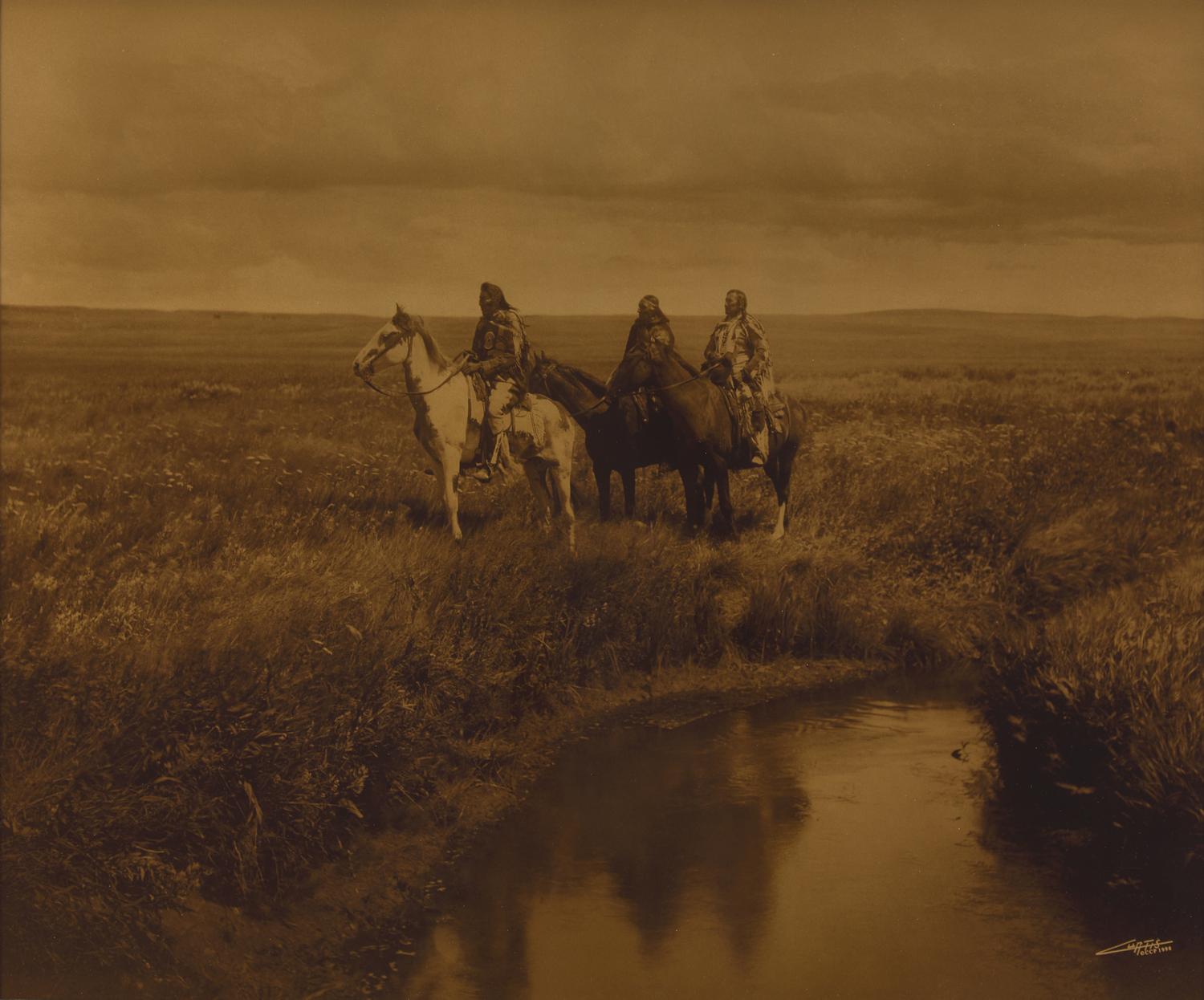 [Native-Americana] Curtis, Edward. Three Chiefs-Piegan