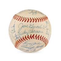 A 1959 Cleveland Indians Team Signed Autograph Baseball
