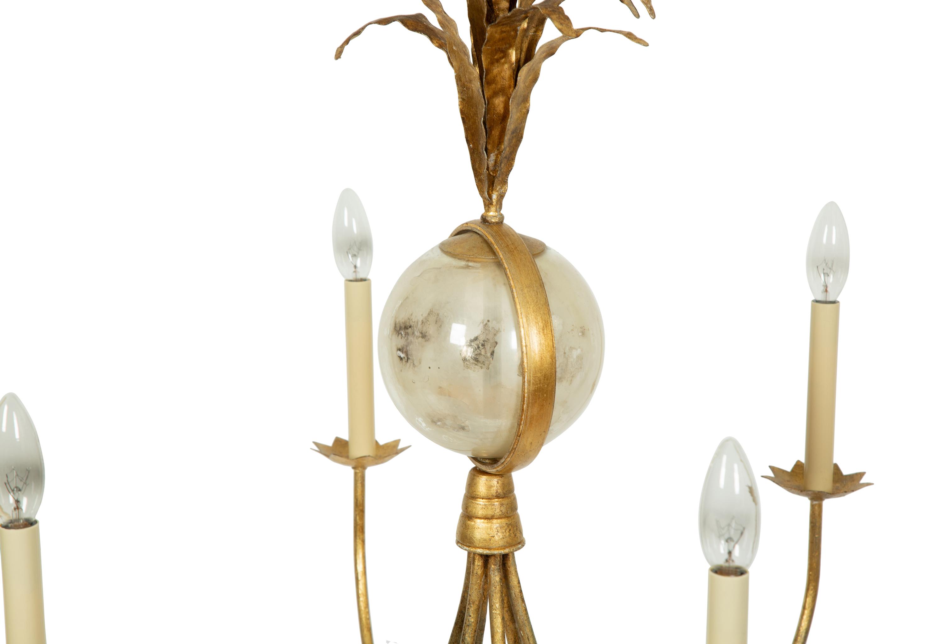A Neoclassical Style Six Light Chandelier by Visual Comfort — 20TH/21ST CENTURY